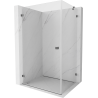Mexen Lunar-B sprchový kút otvárací ľavý 95 x 80 cm, transparentný, gun metal - 832-095-080-95-00-L