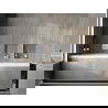 Mexen X-Wall-NR zapustená polica bez obruby 30 x 30 cm, inox - 1911303010