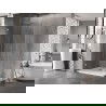 Mexen Lunar-B sprchový kút výklopný ľavý 85 x 80 cm, transparentný, brúsený nikel - 832-085-080-97-00-L
