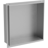 Mexen X-Wall-NR nástenná polica bez prírub 30 x 30 cm, inox - 1911303010