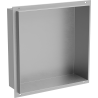 Mexen X-Wall-NR stenová polica bez príruby 30 x 30 cm, inox - 1911303010
