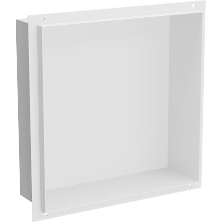 Mexen X-Wall-NR vstavaná polička bez lemu 30 x 30 cm, biela - 1921303010