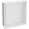 Mexen X-Wall-NR vstavaná polička bez lemu 30 x 30 cm, biela - 1921303010