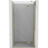 Mexen Mist-H pravé sprchové dvere, výkyvné, 70 cm, transparentné, zlaté - 8A5-070-000-50-00-P