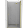 Mexen Mist-H sprchové dvere výklopné pravé 70 cm, transparentné, zlaté kartáčované - 8A5-070-000-55-00-P