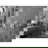Mexen X-Wall-NR zapustená polica bez obruby s poličkou 30 x 30 cm, inox - 1911303010S