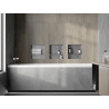 Mexen X-Wall-NR nástenná nika bez lemovania s policou 30 x 30 cm, inox - 1911303010S