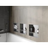 Mexen X-Wall-NR nástenná nika bez lemovania s policou 30 x 30 cm, inox - 1911303010S