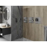 Mexen X-Wall-NR nástenná nika bez lemovania s policou 30 x 30 cm, inox - 1911303010S