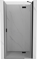 Mexen Mist-H sprchové dvere otvárateľné pravé 75 cm, priehľadné, čierne - 8A5-075-000-70-00-P
