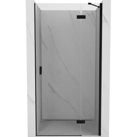 Mexen Mist-H sprchové dvere výklopné pravé 115 cm, priehľadné, čierne - 8A5-115-000-70-00-P
