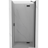 Mexen Mist-H sprchové dvere výklopné pravé 115 cm, priehľadné, čierne - 8A5-115-000-70-00-P