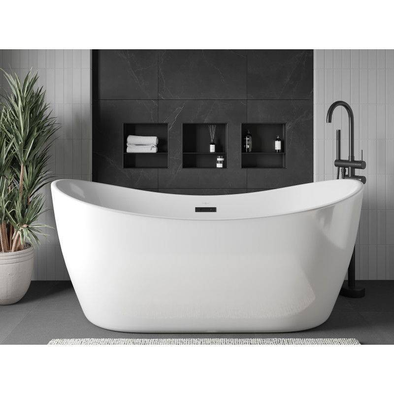 Mexen X-Wall-NR nástenná polica bez príklopu s policou 30 x 30 cm, čierna - 1971303010S