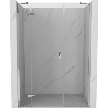 Mexen Mist-H sprchové dvere výklopné ľavé 155 cm, transparentné, chróm - 8A5-155-001-01-00-L