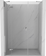 Mexen Mist-H sprchové dvere výklopné ľavé 155 cm, transparentné, chróm - 8A5-155-001-01-00-L