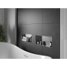 Mexen X-Wall-NR výklenková polica bez príruby 45 x 20 cm, inox - 1911452010