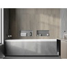 Mexen X-Wall-NR výklenková polica bez príruby 45 x 20 cm, inox - 1911452010