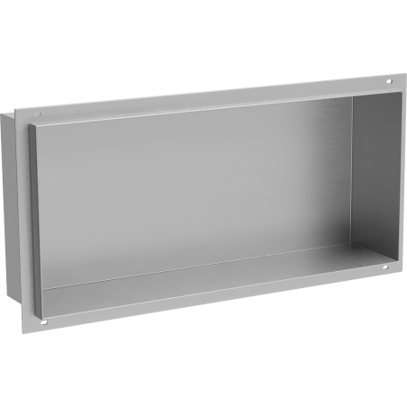 Mexen X-Wall-NR výklenková polica bez príruby 45 x 20 cm, inox - 1911452010