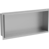 Mexen X-Wall-NR výklenková polica bez príruby 45 x 20 cm, inox - 1911452010