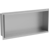 Mexen X-Wall-NR zapustená polica bez olemovania 45 x 20 cm, inox - 1911452010