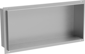 Mexen X-Wall-NR výklenková polica bez príruby 45 x 20 cm, inox - 1911452010