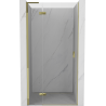 Mexen Mist-H L sprchové dvere výklopné ľavé 85 cm, transparentné, zlaté - 8A5L-085-000-50-00-L