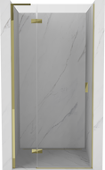Mexen Mist-H L sprchové dvere otočné ľavé 120 cm, číre, zlaté - 8A5L-120-000-50-00-L