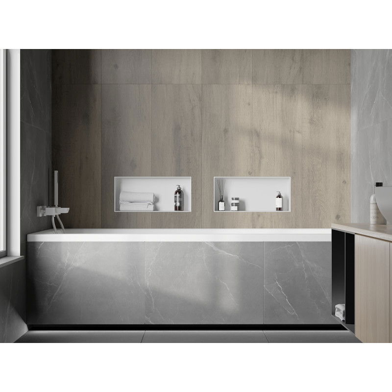 Mexen X-Wall-NR výklenková polica bez límca 45 x 20 cm, biela - 1921452010