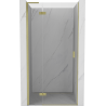 Mexen Mist-H L sprchové dvere otváracie ľavé 85 cm, transparentné, zlaté kartáčované - 8A5L-085-000-55-00-L
