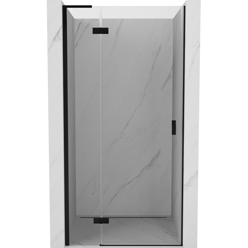 Mexen Mist-H L sprchové dvere s ľavým otváraním 70 cm, transparentné, čierne - 8A5L-070-000-70-00-L
