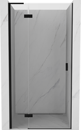 Mexen Mist-H L sprchové dvere otváracie ľavé 115 cm, transparentné, čierne - 8A5L-115-000-70-00-L