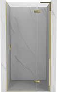 Mexen Mist-H L sprchové dvere, pravé 85 cm, transparentné, zlaté - 8A5L-085-000-50-00-P