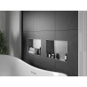 Mexen X-Wall-NR nástenná polica bez obruby 45 x 30 cm, inox - 1911453010