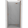 Mexen Mist-H L sprchové dvere s otváraním doprava 70 cm, priehľadné, brúsená meď - 8A5L-070-000-65-00-P
