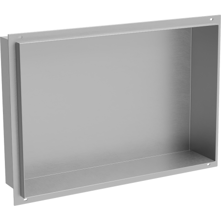 Mexen X-Wall-NR nástenná polica bez obruby 45 x 30 cm, inox - 1911453010