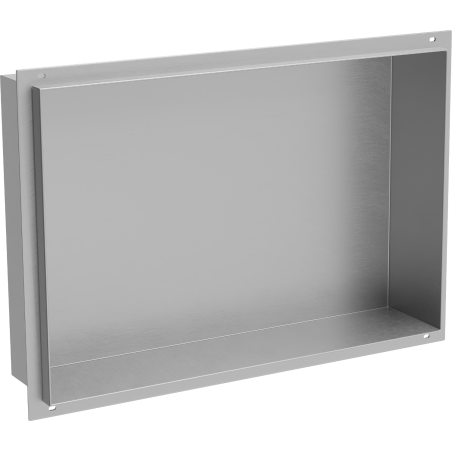 Mexen X-Wall-NR zapustená polica bez obruby 45 x 30 cm, inox - 1911453010