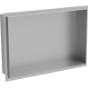 Mexen X-Wall-NR nástenná polica bez obruby 45 x 30 cm, inox - 1911453010