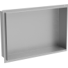 Mexen X-Wall-NR výklenková polica bez príruby 45 x 30 cm, inox - 1911453010