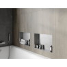 Mexen X-Wall-NR nástenná polica bez obruby 45 x 30 cm, inox - 1911453010