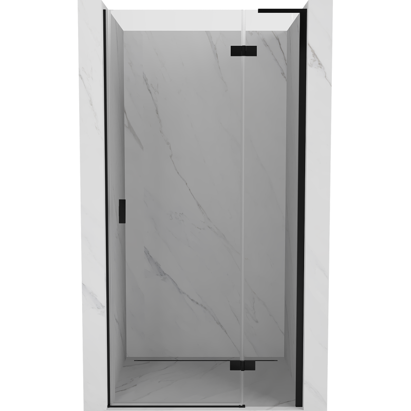 Mexen Mist-H L sprchové dvere otváracie pravé 70 cm, transparentné, čierne - 8A5L-070-000-70-00-P