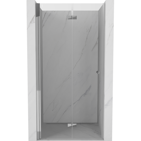 Mexen Mist-F skladacie sprchové dvere ľavé 70 cm, transparentné, chróm - 8A6-070-000-01-00-L