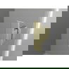Mexen Mist-H sprchové dvere výklopné ľavé 130 cm, transparentné, zlaté brúsené - 8A5-130-001-55-00-L
