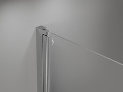 Mexen Mist-F skladacie sprchové dvere ľavé 85 cm, transparentné, chróm - 8A6-085-000-01-00-L