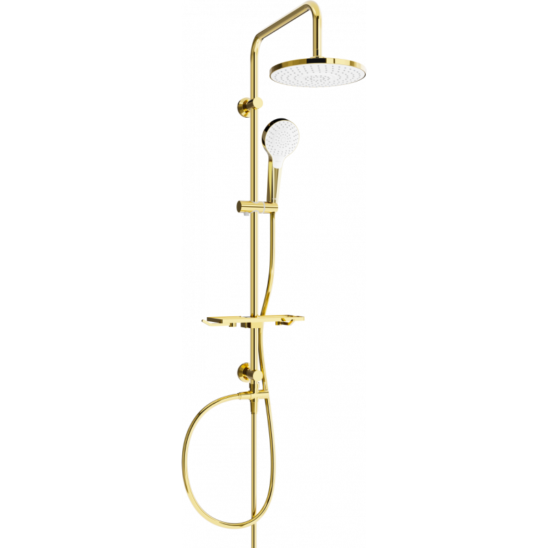 Mexen T05 sprchový stĺp, zlatý/biely - 798050593-50