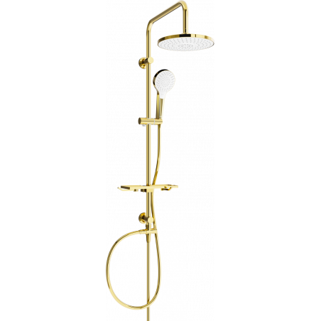 Mexen T05 sprchový stĺp, zlatý/biely - 798050593-50