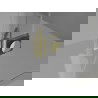 Mexen Mist-F skladacie sprchové dvere ľavé 60 cm, transparentné, zlaté - 8A6-060-000-50-00-L