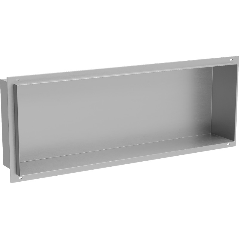 Mexen X-Wall-NR nástenná polica bez príruby 60 x 20 cm, inox - 1911602010