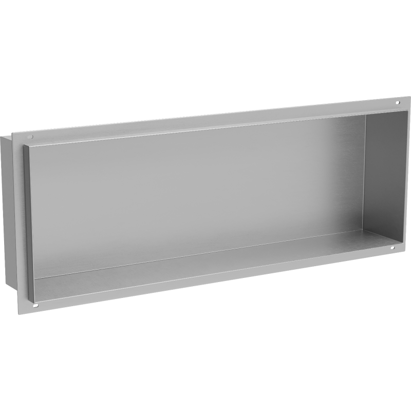 Mexen X-Wall-NR zapustená polica bez obruby 60 x 20 cm, inox - 1911602010