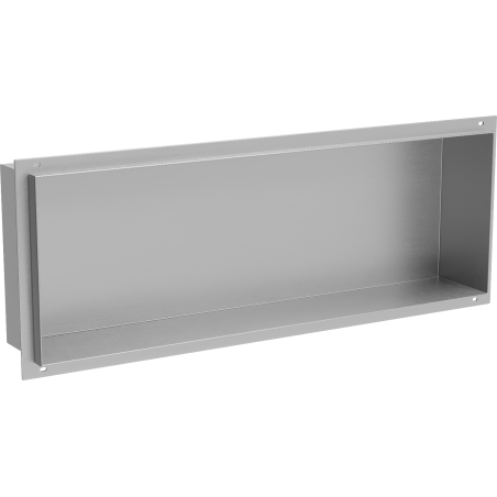 Mexen X-Wall-NR nástenná polica bez obvodu 60 x 20 cm, inox - 1911602010