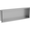 Mexen X-Wall-NR zapustená polica bez obruby 60 x 20 cm, inox - 1911602010